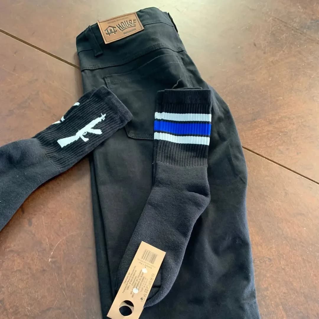Calça cargo preta