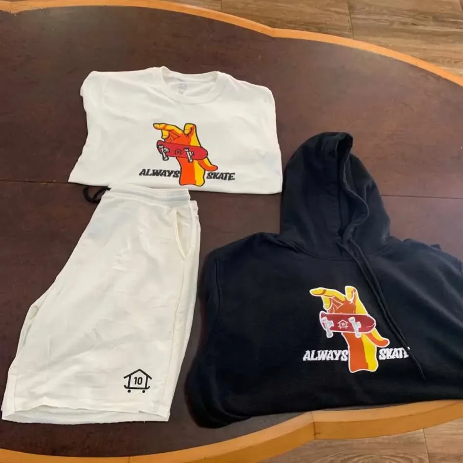 Kit Always Skate branco e preto